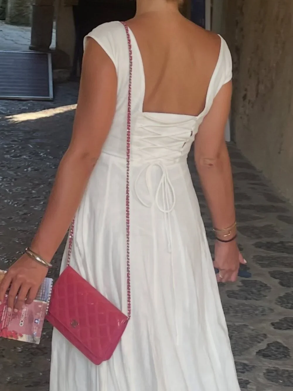 Danielle Guizio - Leila Dress - White / XXS - Picture 2 of 2